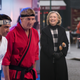 Ralph Macchio and William Zabka in Cobra Kai season five; Hilary and Chelsea Clinton in Gutsy